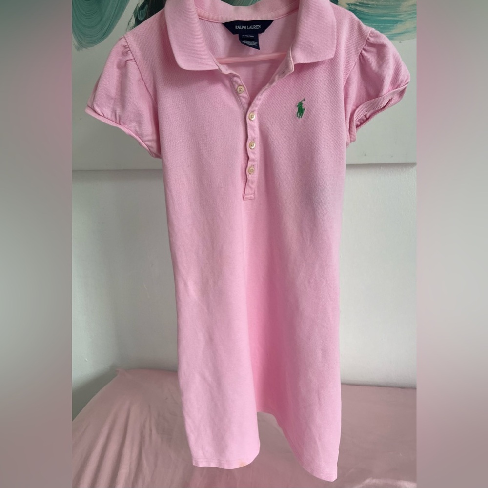Authentic Vintage Ralph Lauren Pink Polo Dress